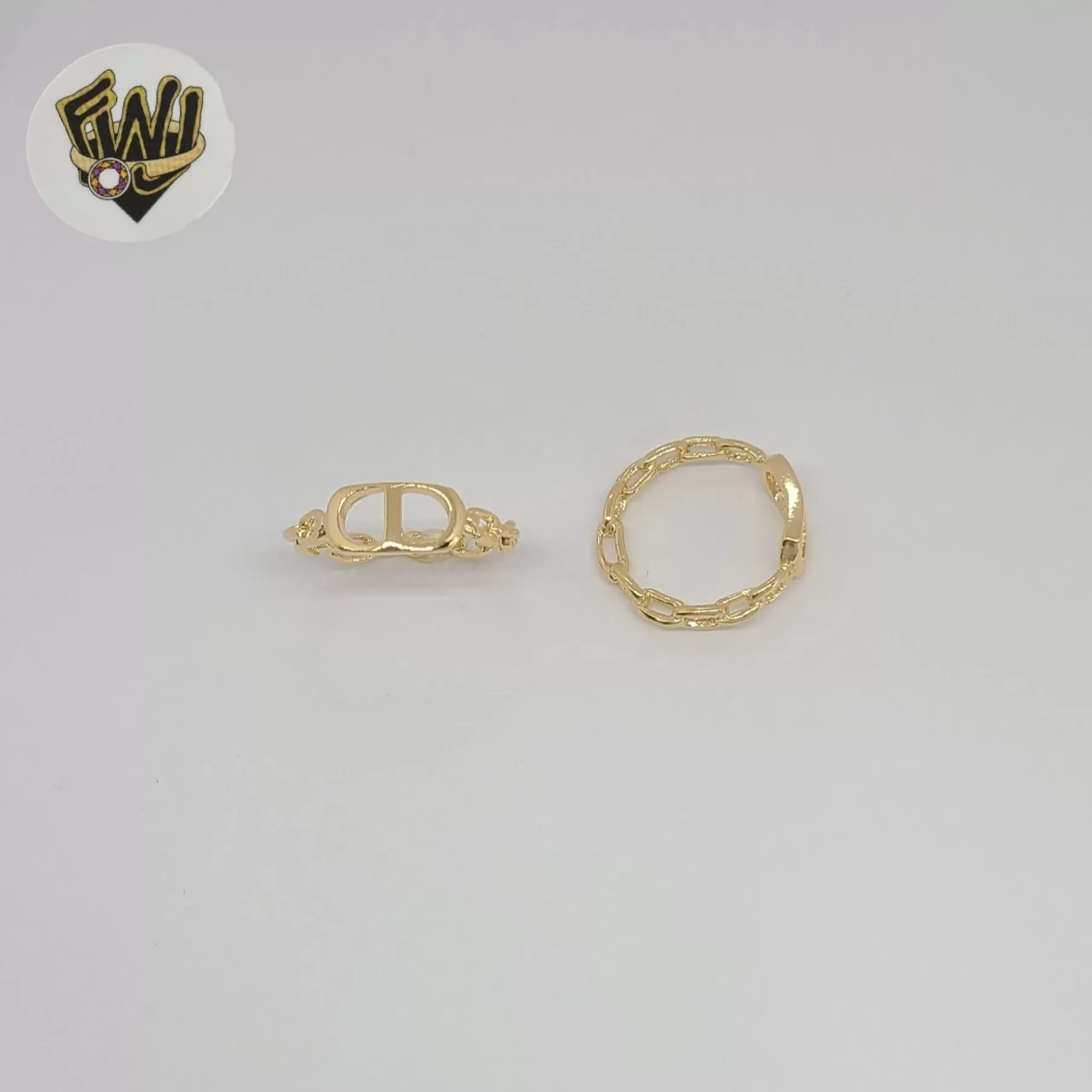 (1-3093-1) Gold Laminate - Mariner Link Ring- BGF