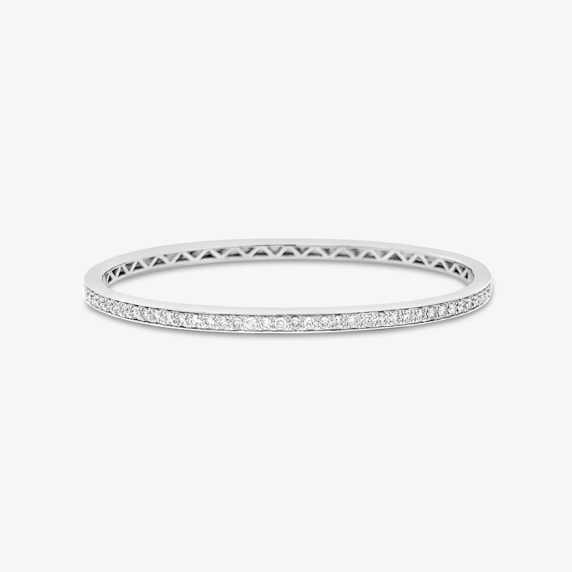 1/2 Way Diamond Bangle Bracelet