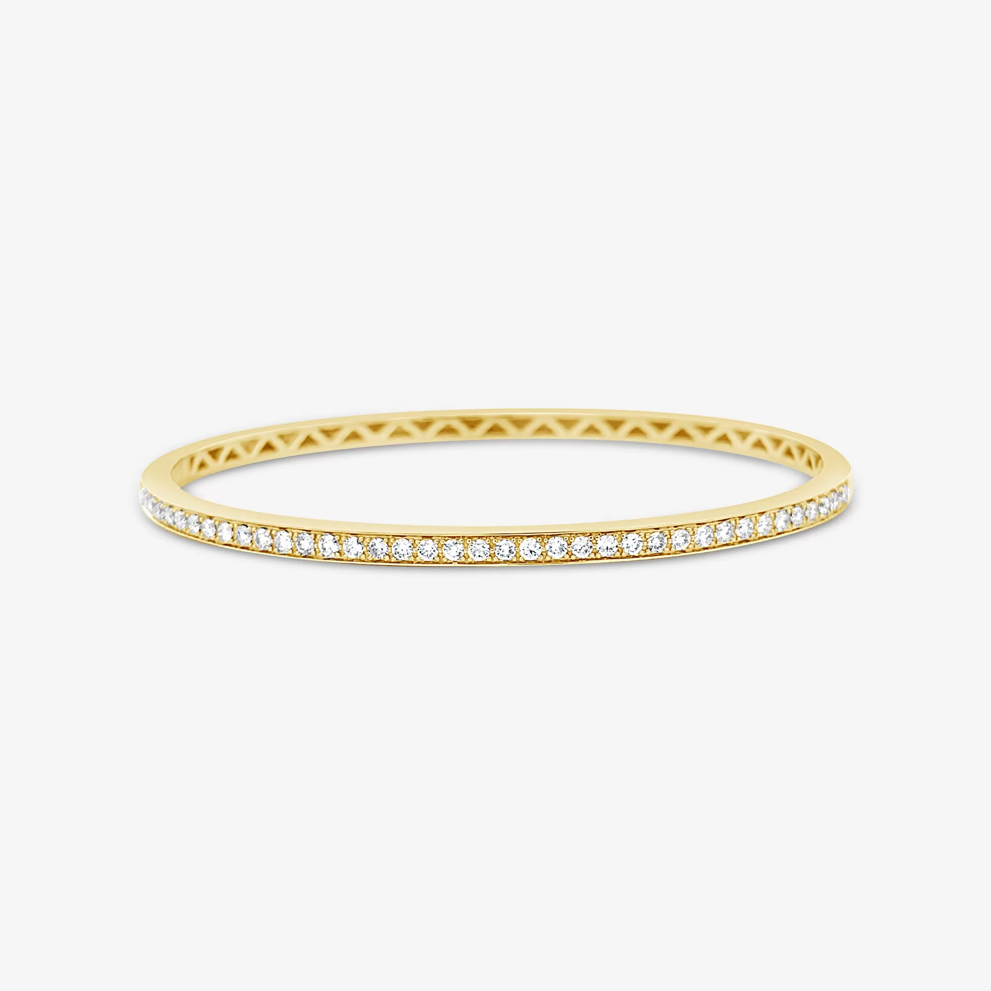 1/2 Way Diamond Bangle Bracelet