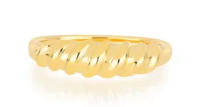 14K Yellow Gold Jumbo Twist Fashion Ring