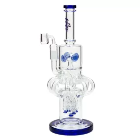 15" H2O  Glass Water Recycle Bong