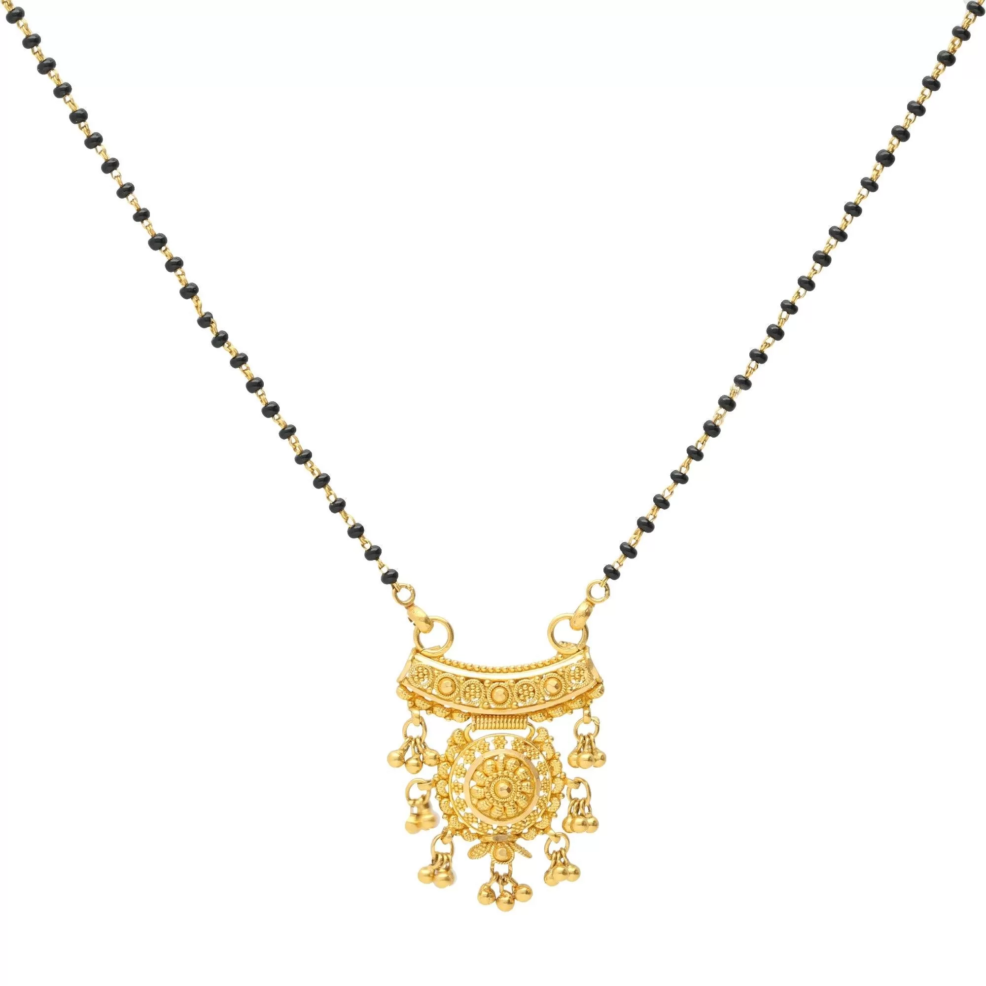 22K Gold Esha Mangalsutra Chain Necklace