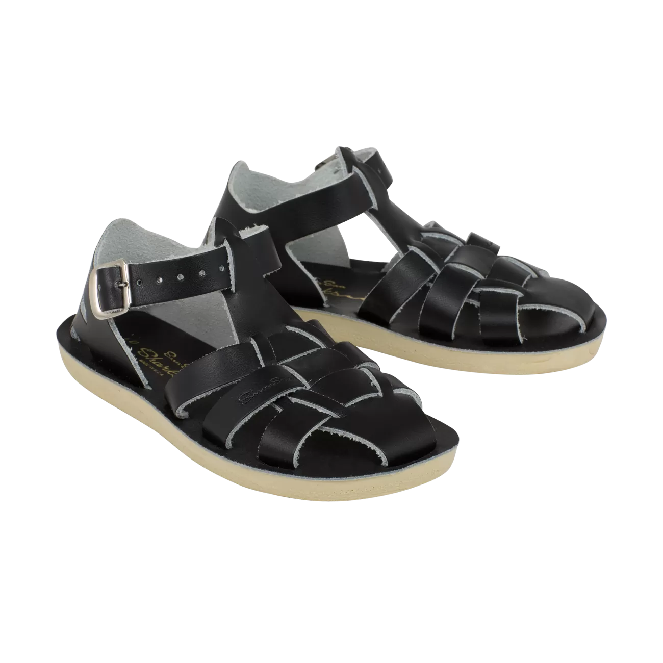 (4406) Salt-Water Sandal Shark - BLACK