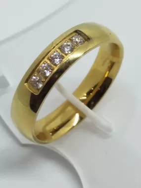 8K Italy Gold Wedding Rings 43830