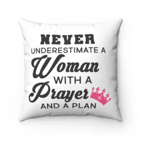 A Woman With a Prayer Pillow