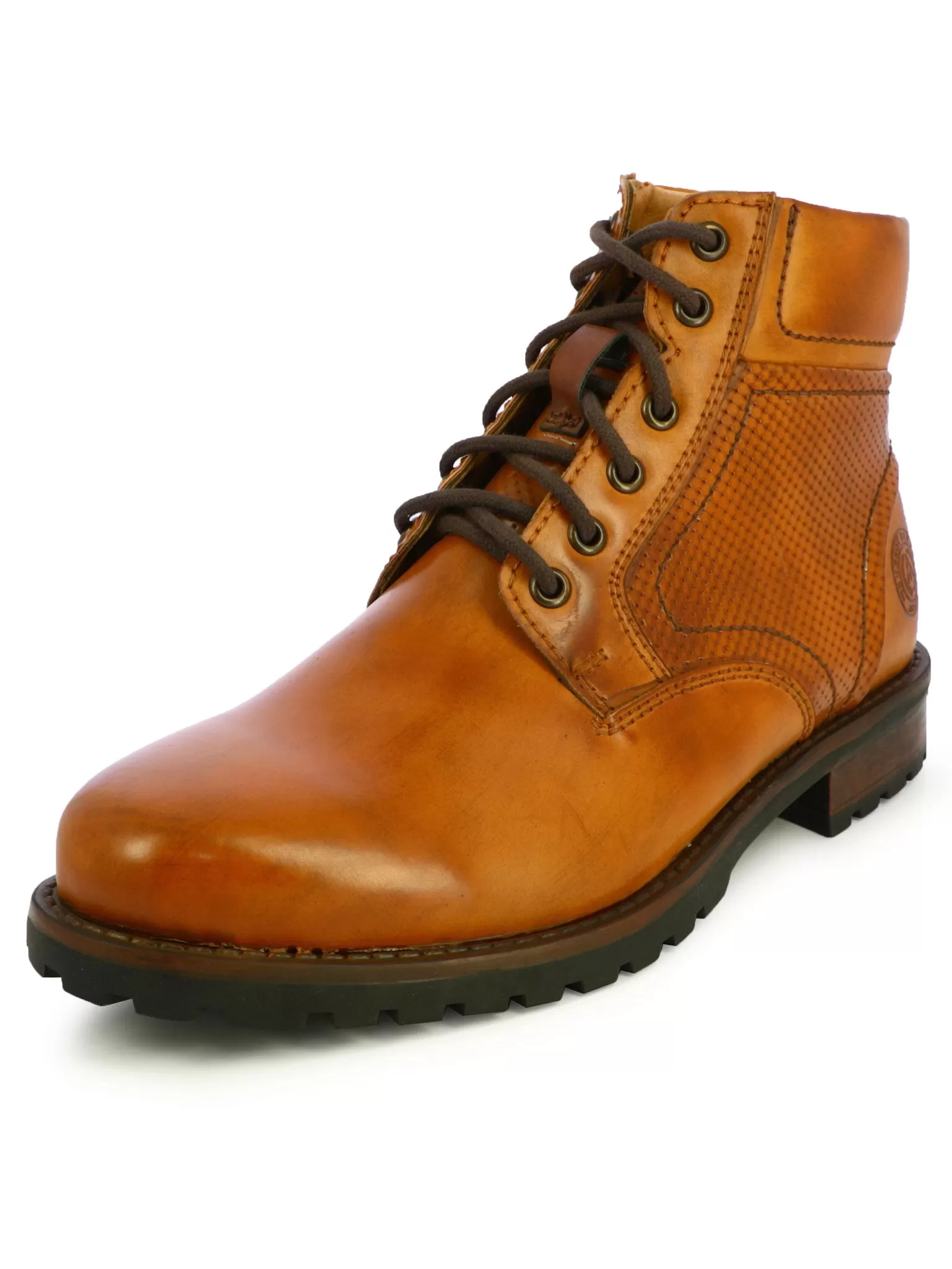 Alberto Torresi Men's Tybalt Textured Tan Boots