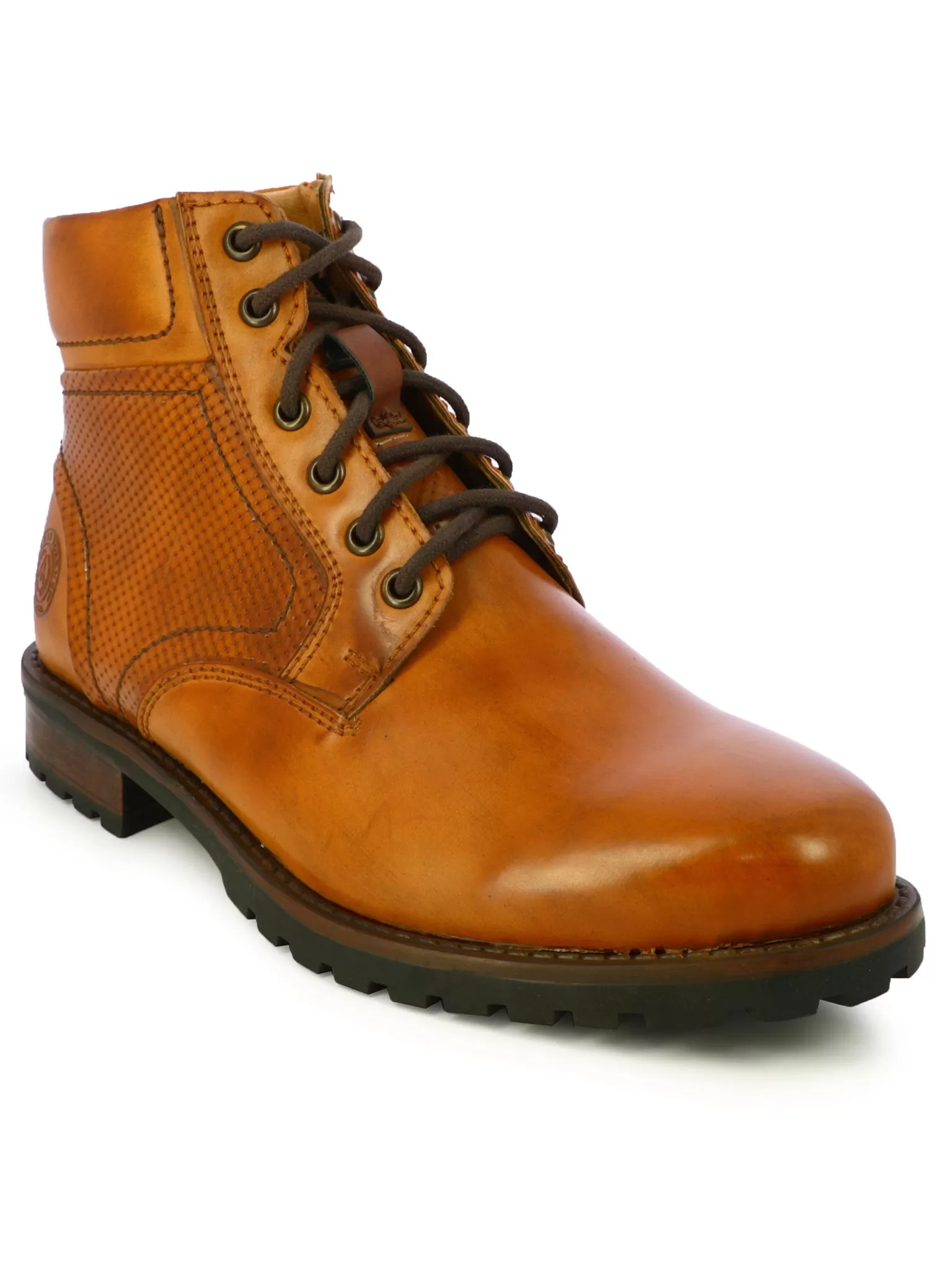 Alberto Torresi Men's Tybalt Textured Tan Boots