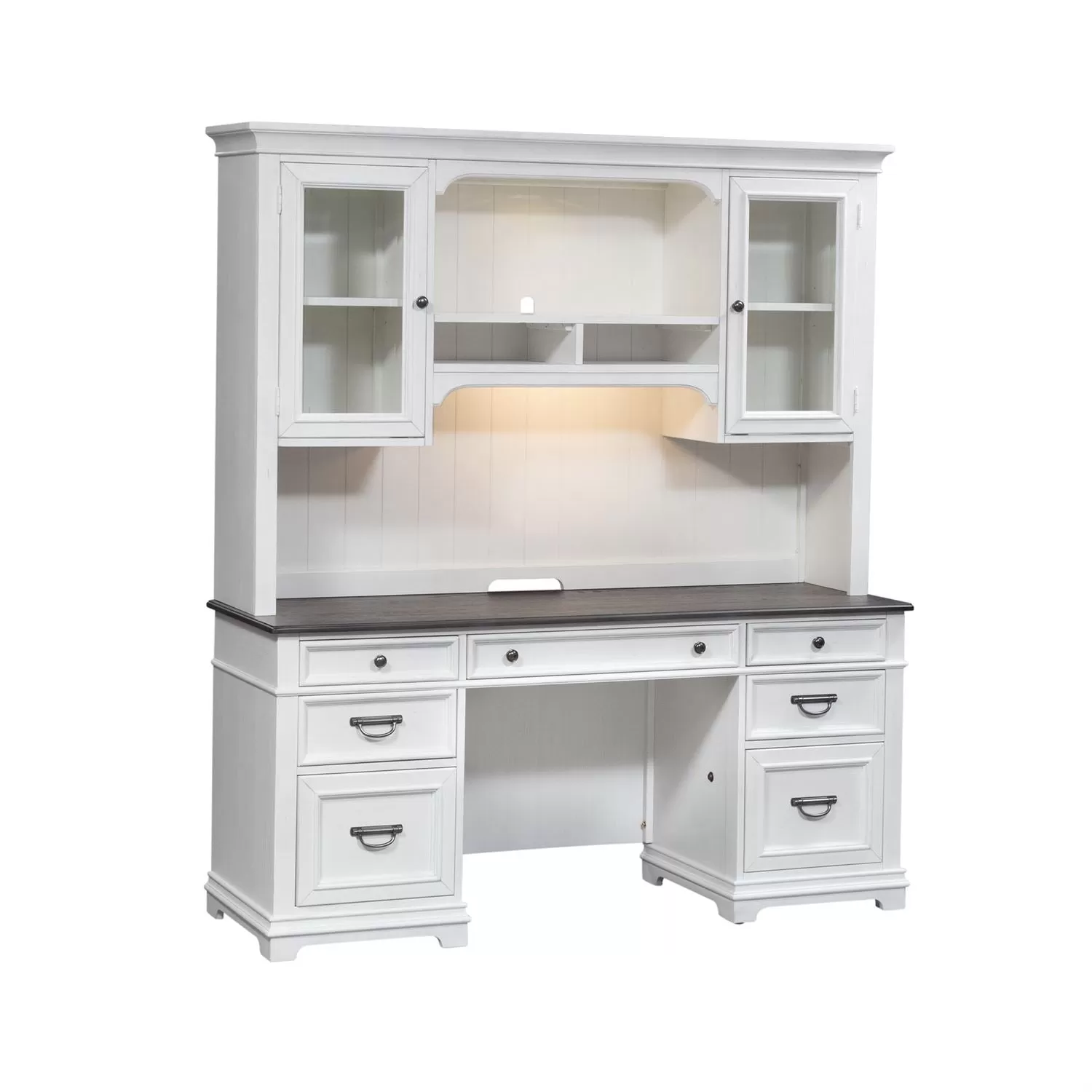 Allyson Park 417-HOJ-CHS Credenza & Hutch