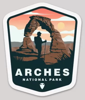 Arches National Park Die Cut Sticker