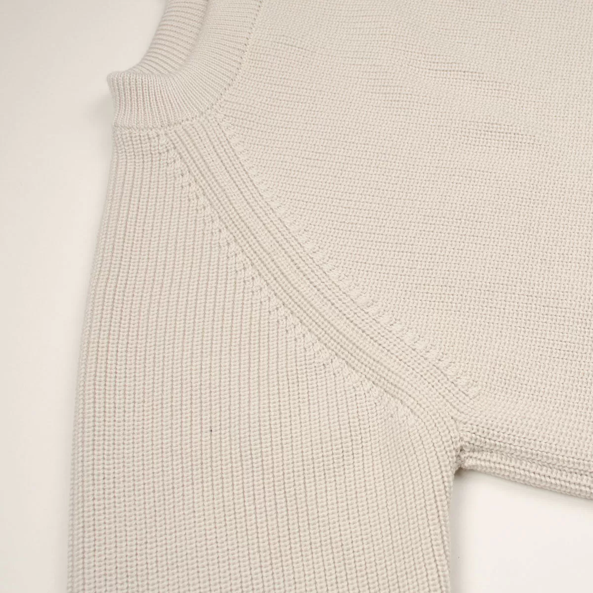 Arpenteur - Plano Merino Wool Rib Sweater - Cream