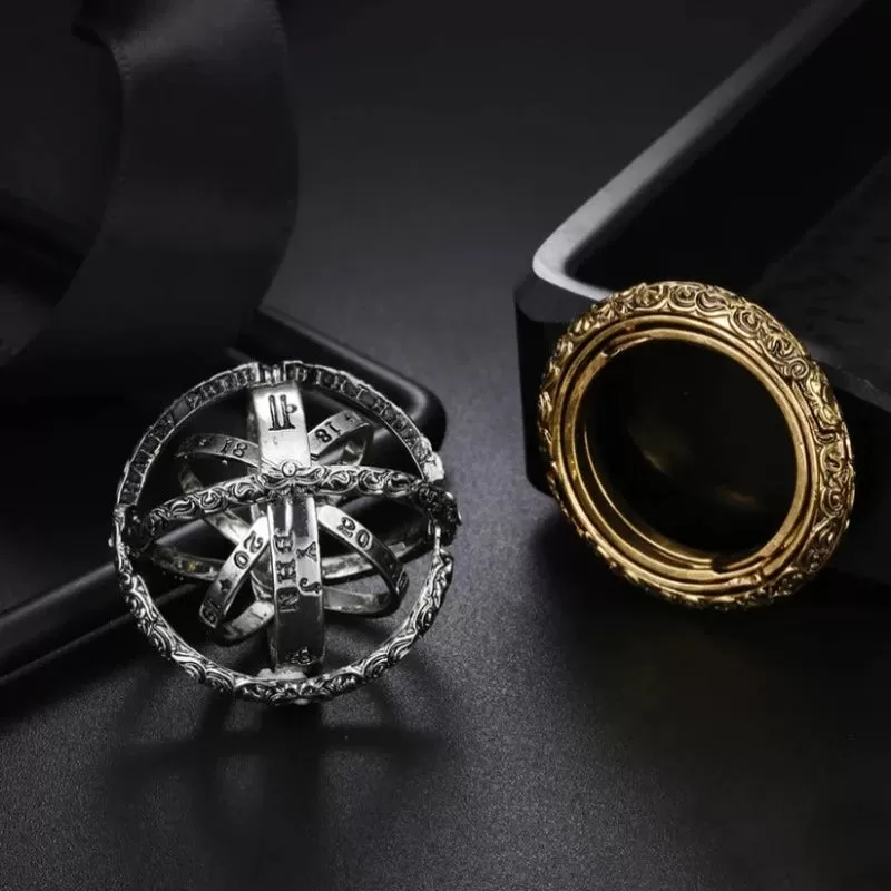 Astronomical Sphere Ring And Chain