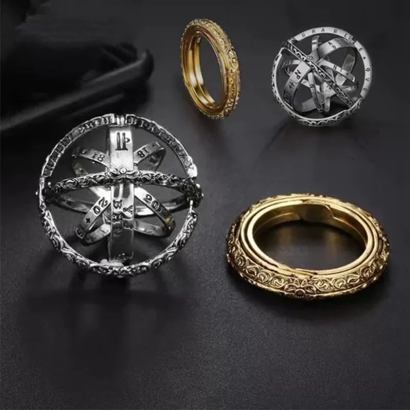 Astronomical Sphere Ring And Chain