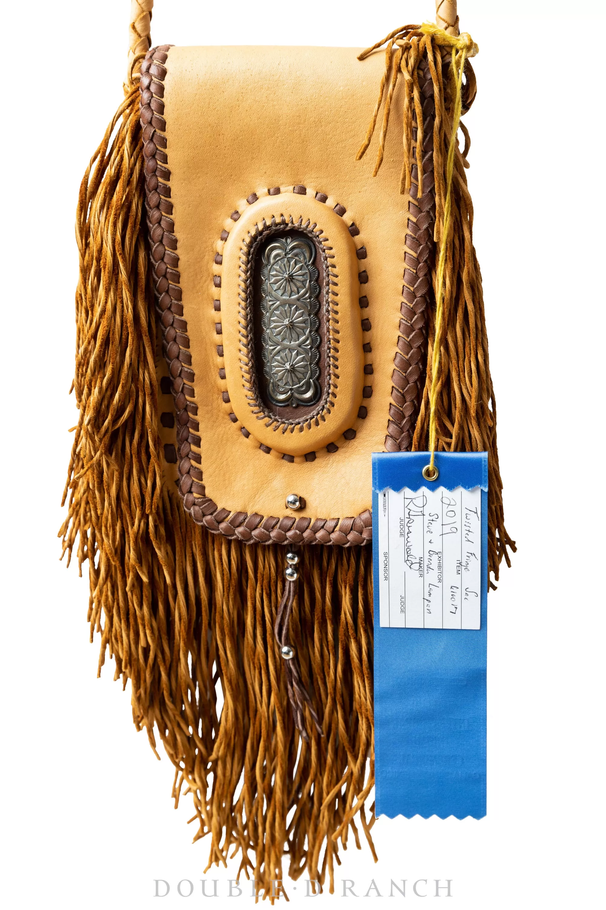 Bag, Bandolier, Leather, Fringed with Silverware, Award Winning, Contemporary, 2019, 1064