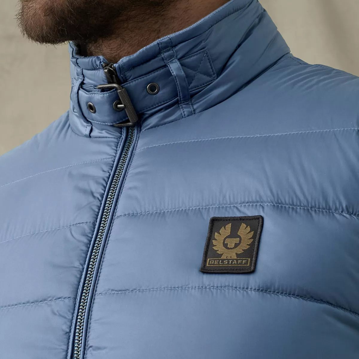 Belstaff - Circuit Down Gilet in Airforce Blue