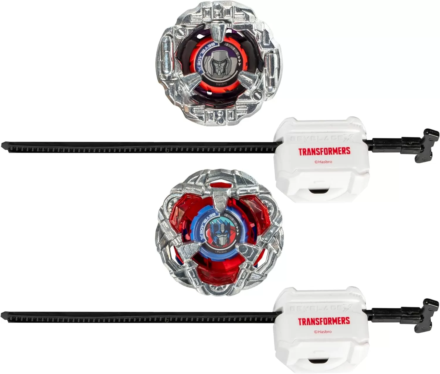 Beyblade X Transformers Collab Optimus Prime 4-60P vs. StarScream Multipack Set