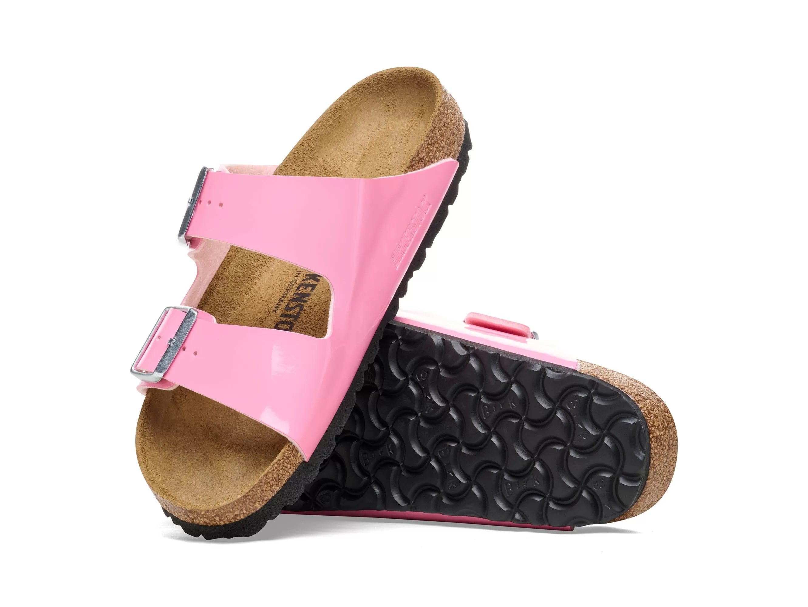 Birkenstock Arizona Ciabatte Donna 2 fibbie Birko-Flor Vernice