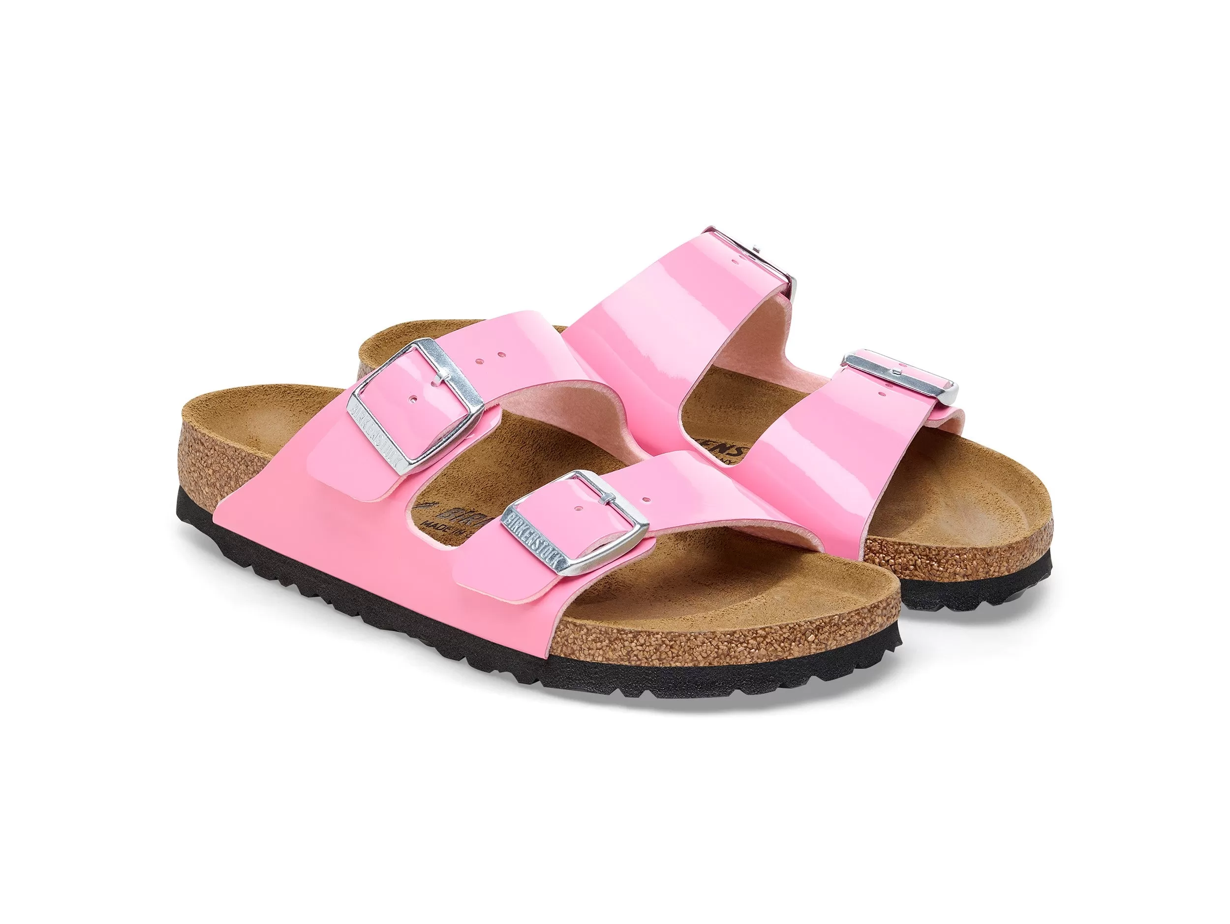 Birkenstock Arizona Ciabatte Donna 2 fibbie Birko-Flor Vernice