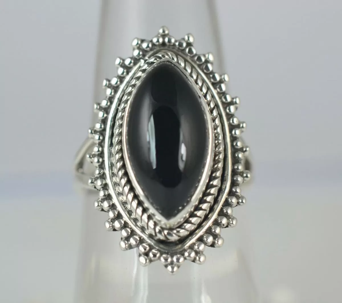 Black Onyx Ring, 925 Sterling Silver, Handmade Ring,lack Ring, Black Onyx Jewelry