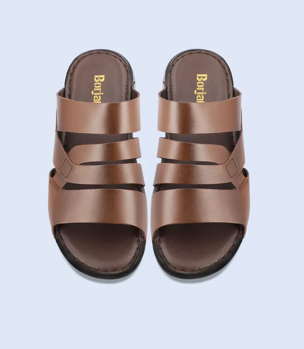 BM4738-BROWN-Men Slipper