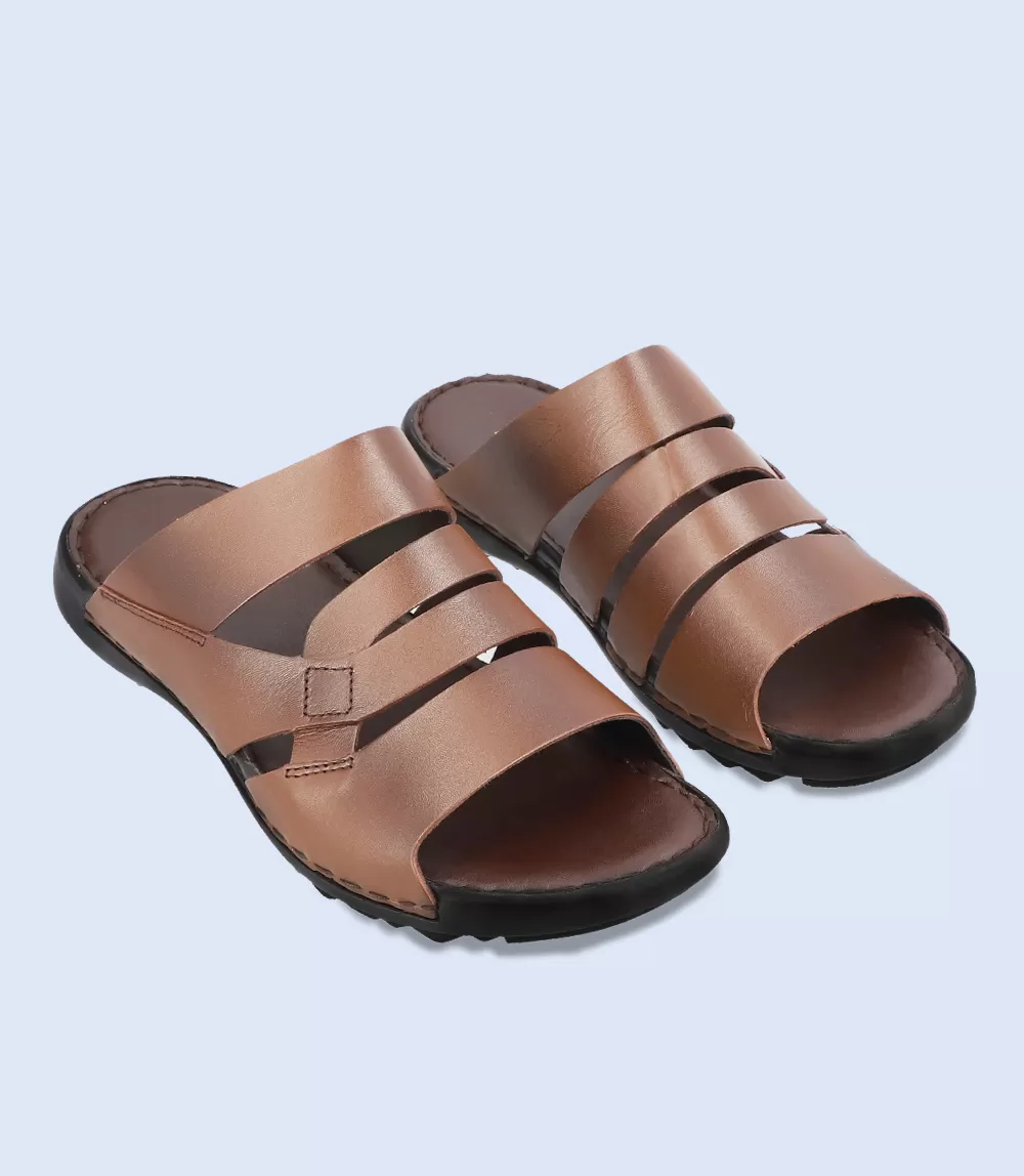 BM4738-BROWN-Men Slipper