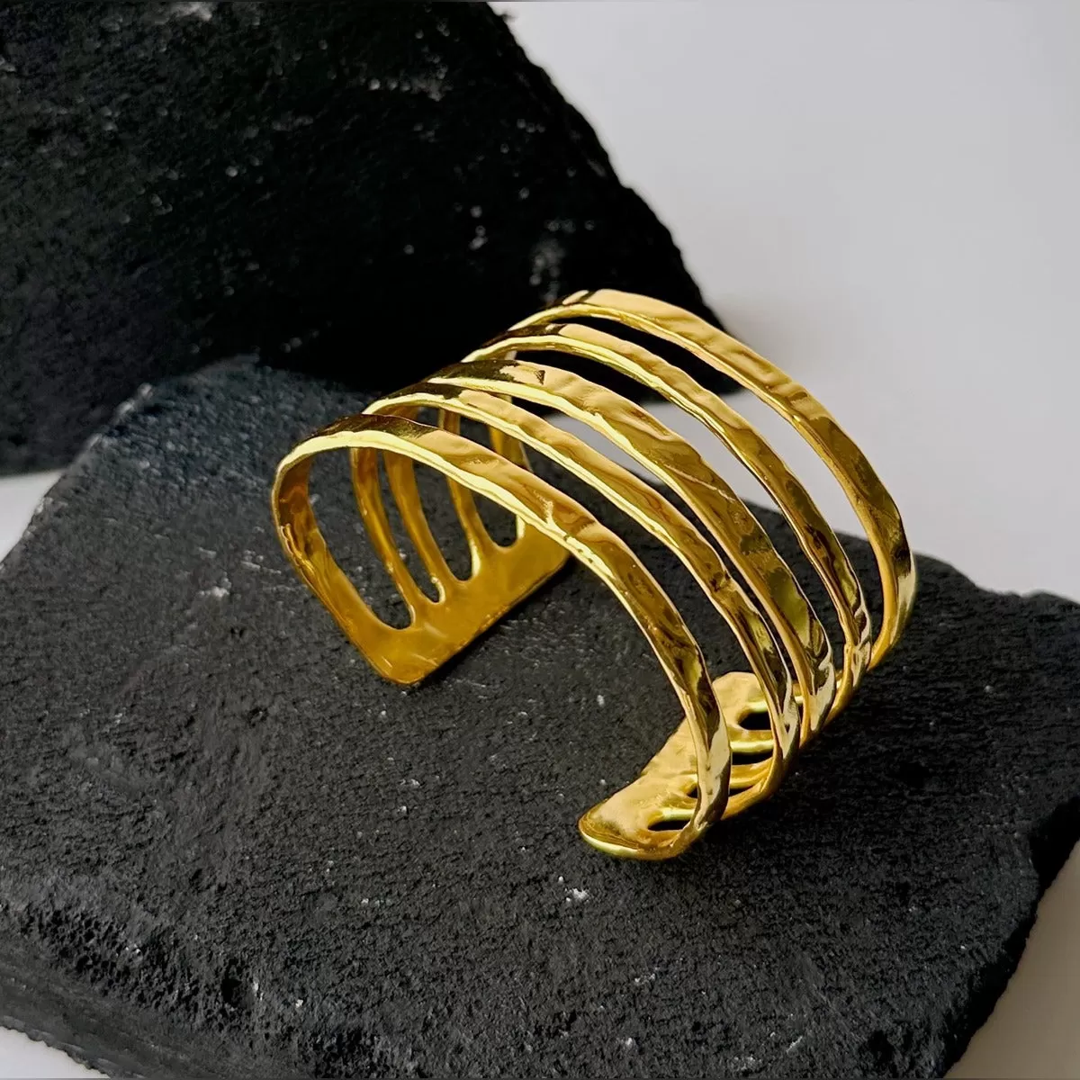 Bold Bash Statement Cuff Bracelet