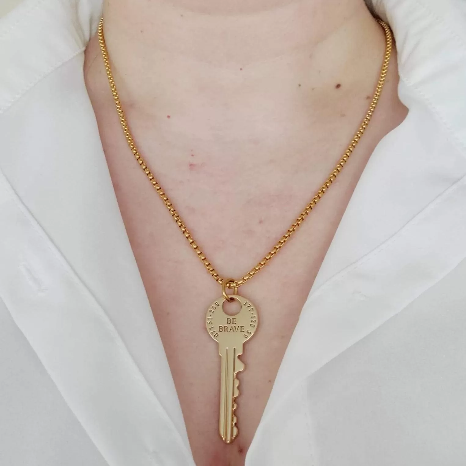 Brave Key Necklace