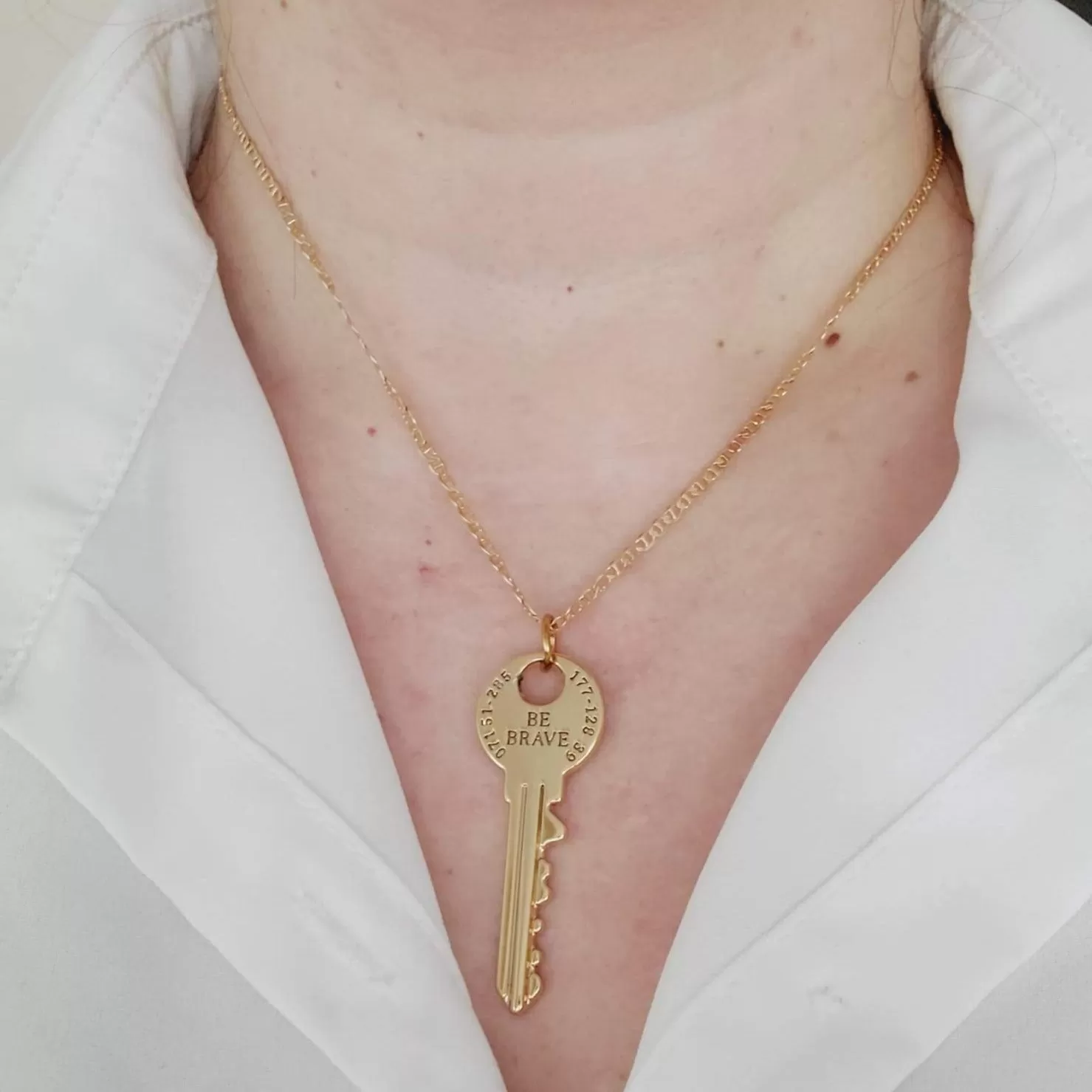 Brave Key Necklace