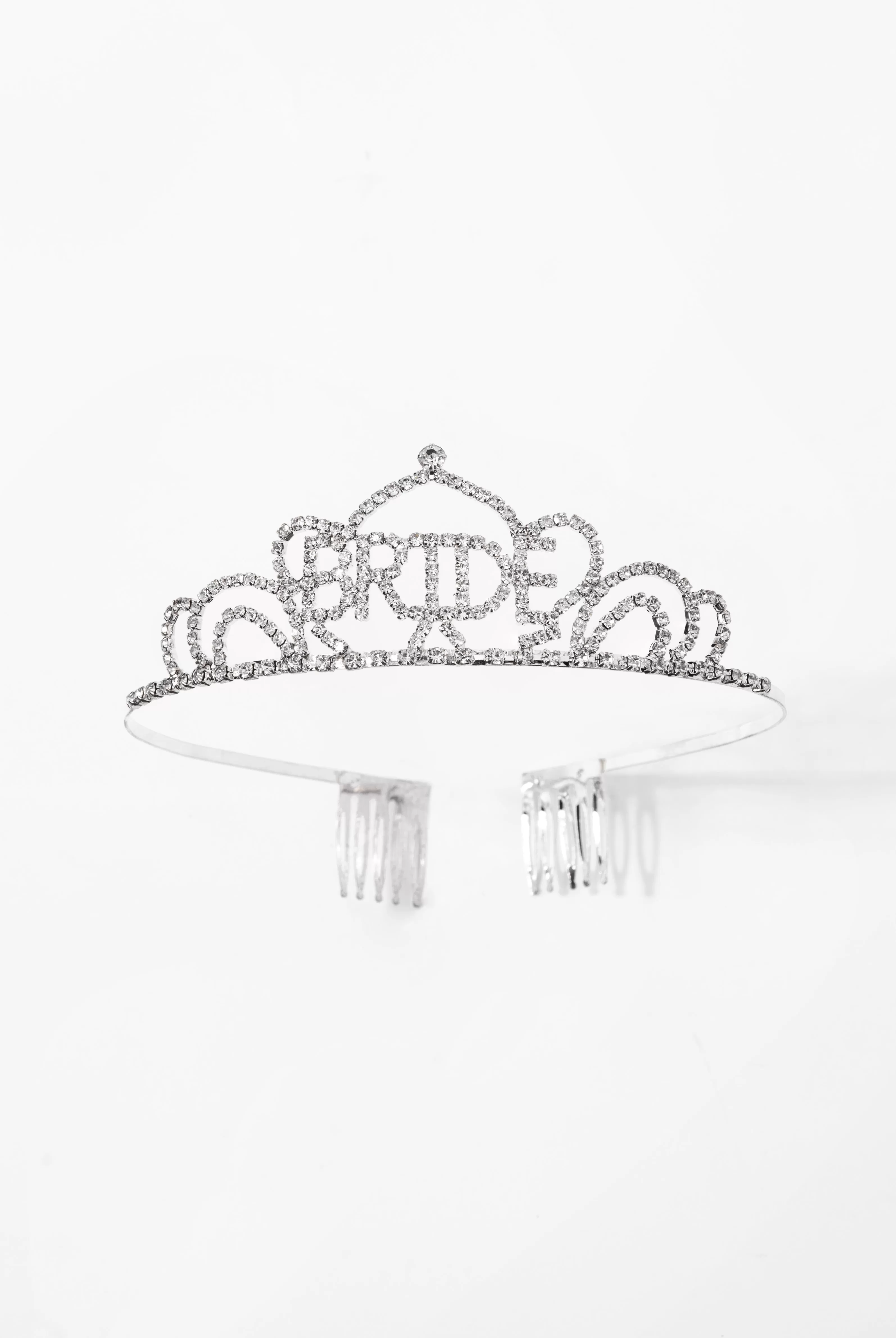 BRIDE Bachelorette Wedding Rhinestone Tiara