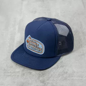 Brixton Bass Brains Boat Trucker - Washed Navy