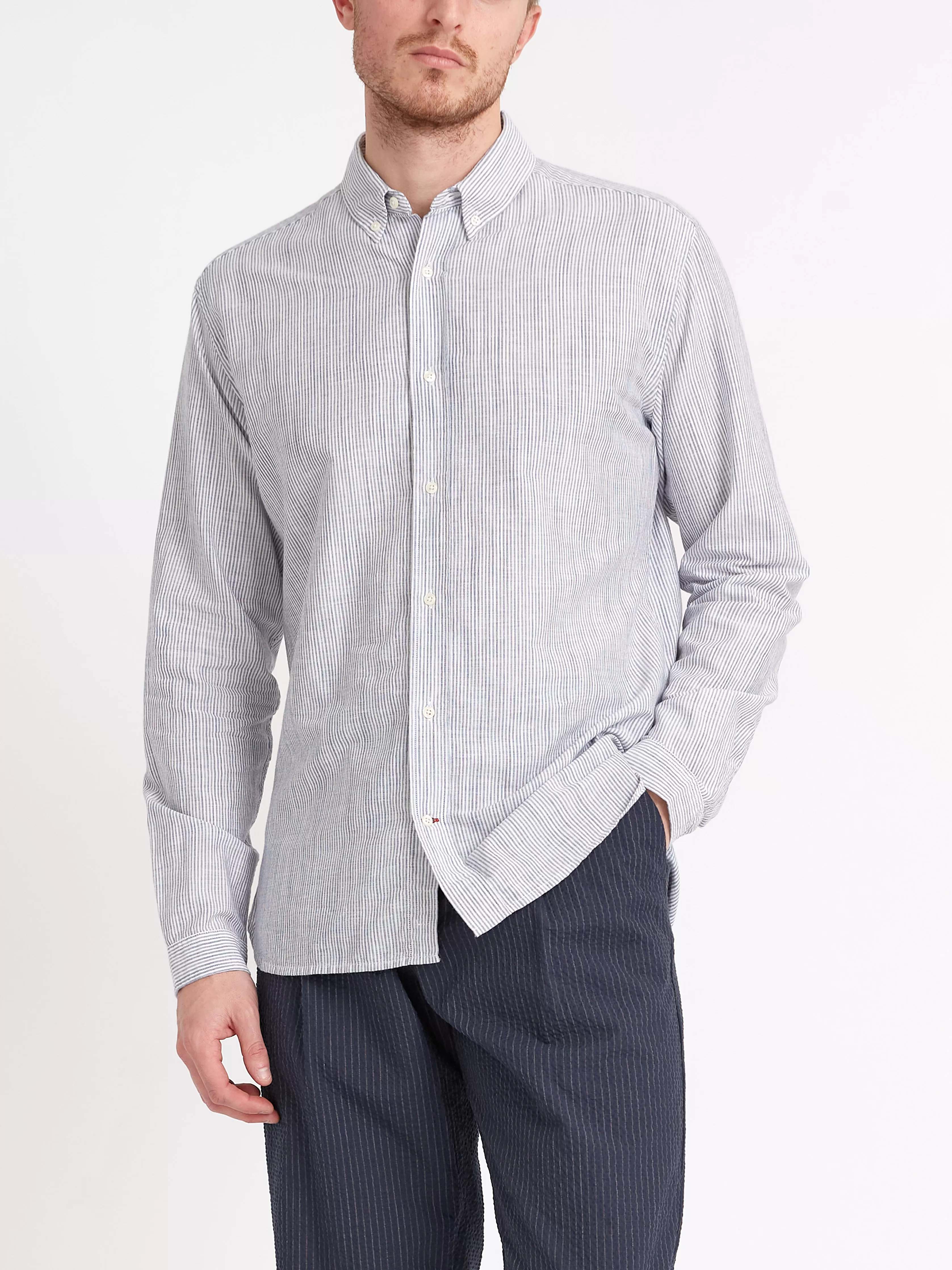 Brook Shirt Conroy Blue