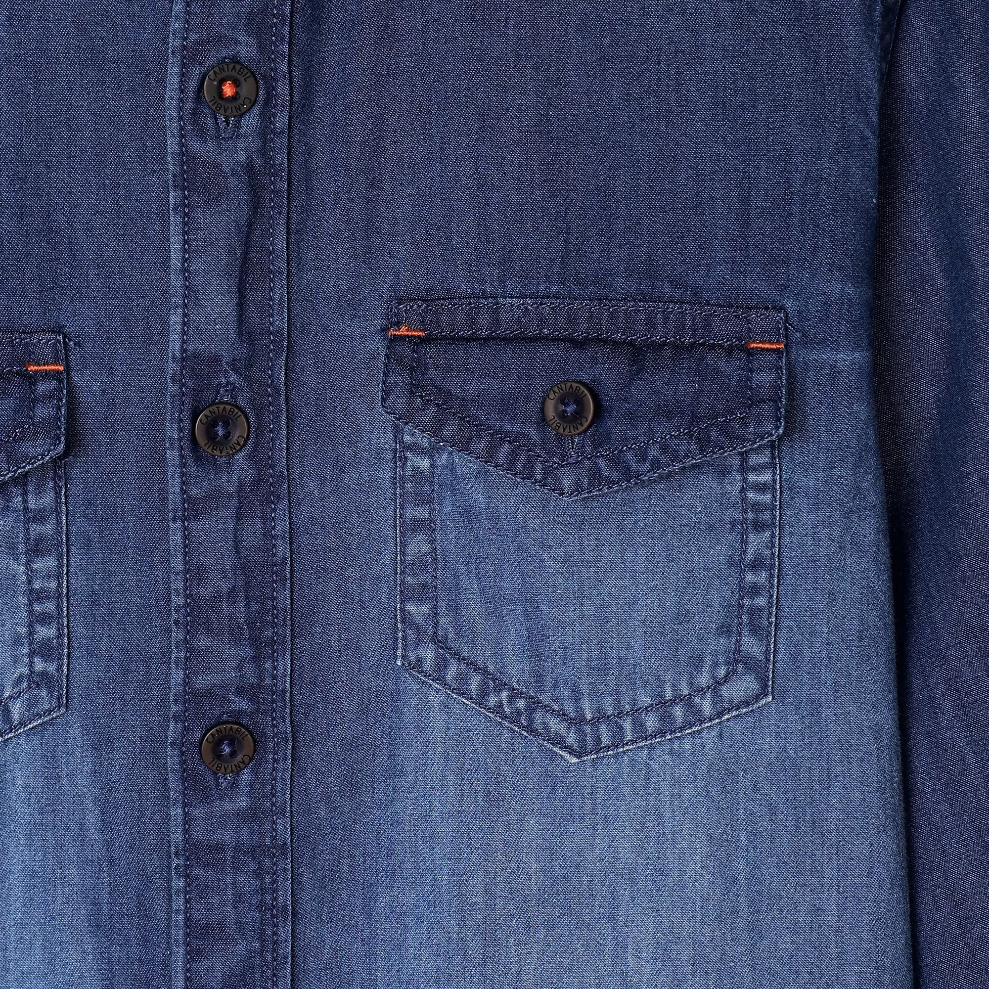 Cantabil Boys Indigo Blue Shirt