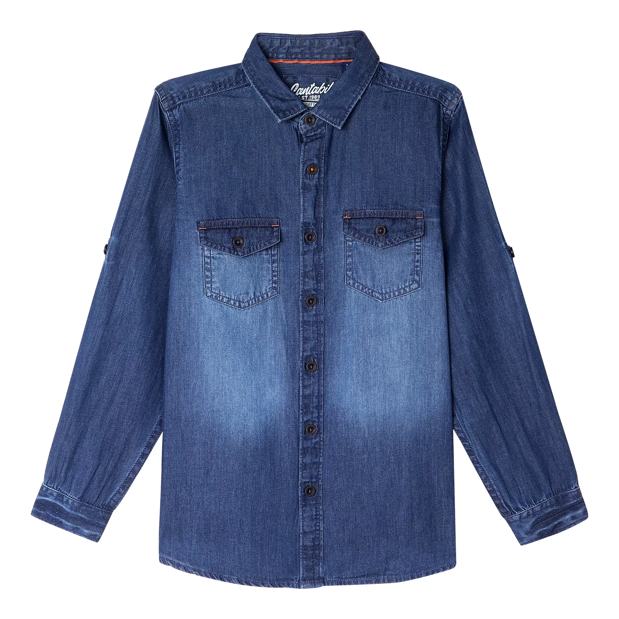 Cantabil Boys Indigo Blue Shirt