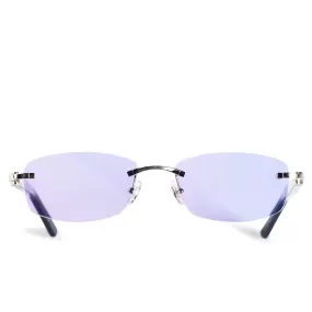 Cartier Eyewear Custom CT0048O-003 C Decor Rimless Sunglasses