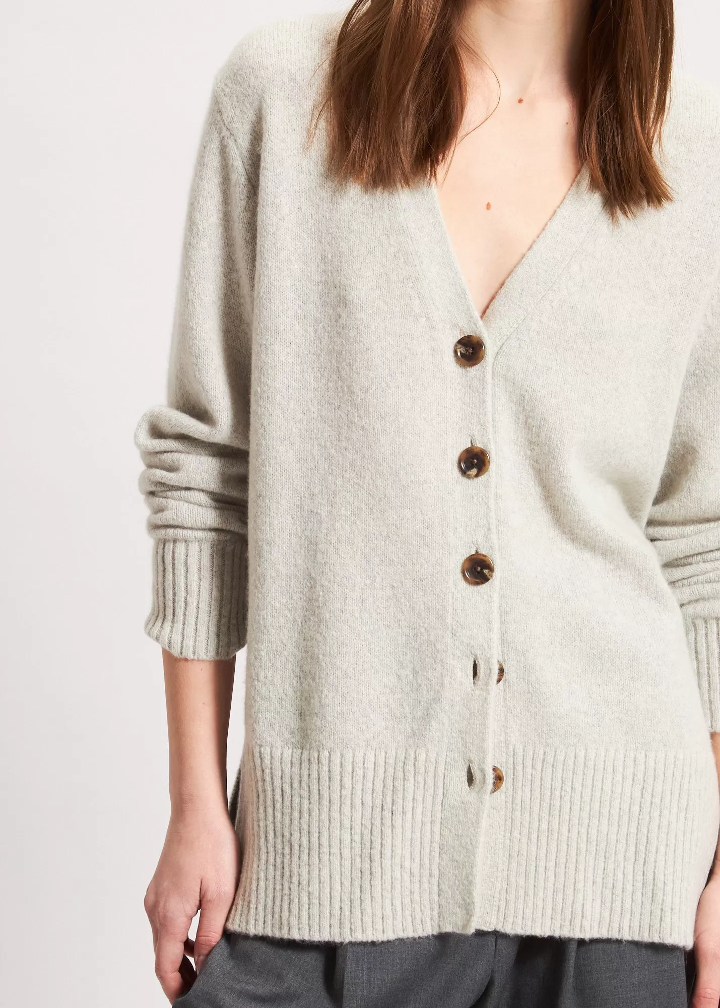 CASHMERE BLEND CARDIGAN