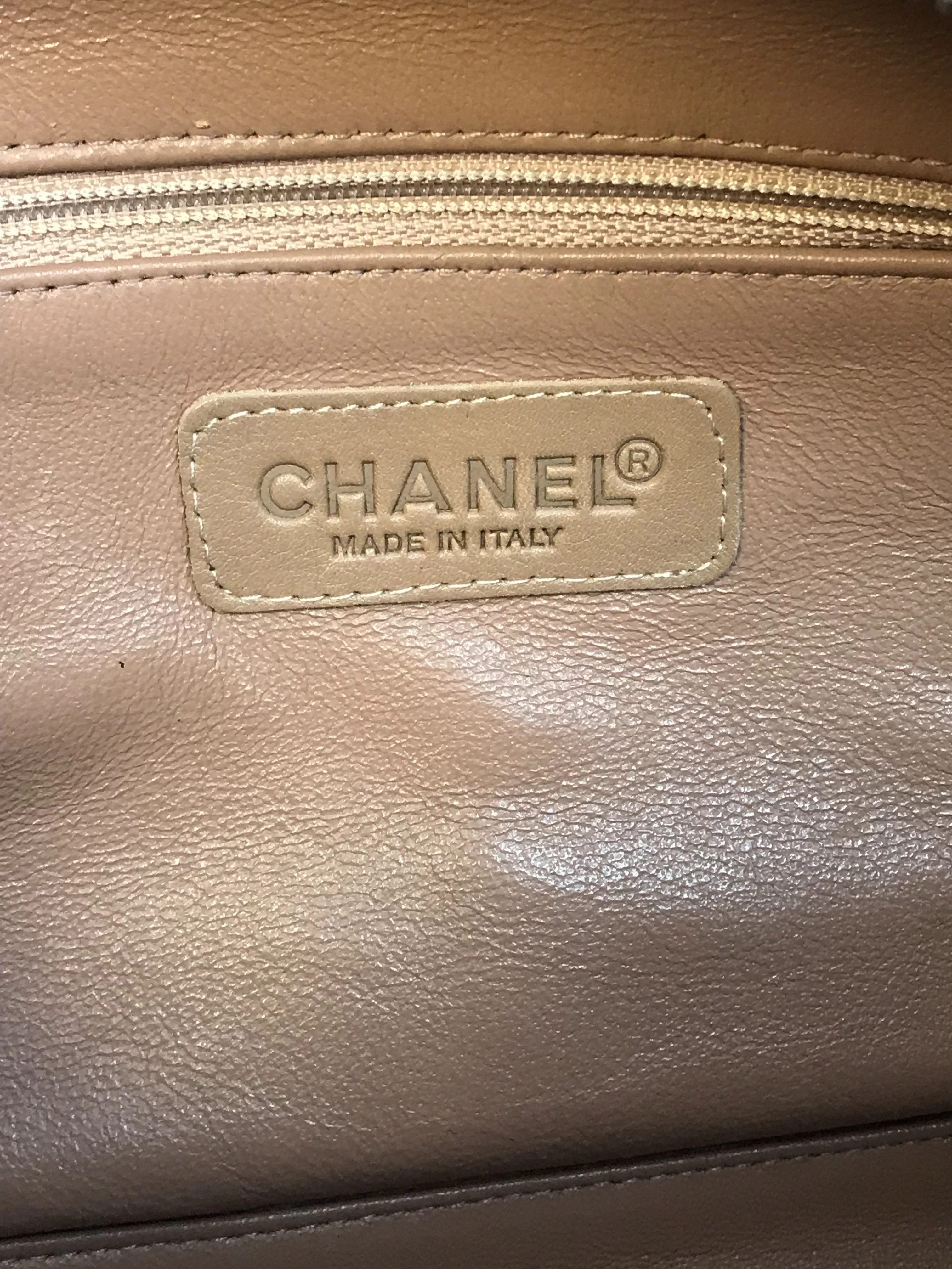 Chanel Quilted Caviar Leather Small Bowler Bag