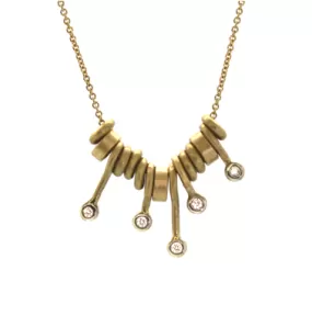 Charming Gold Stick Necklace