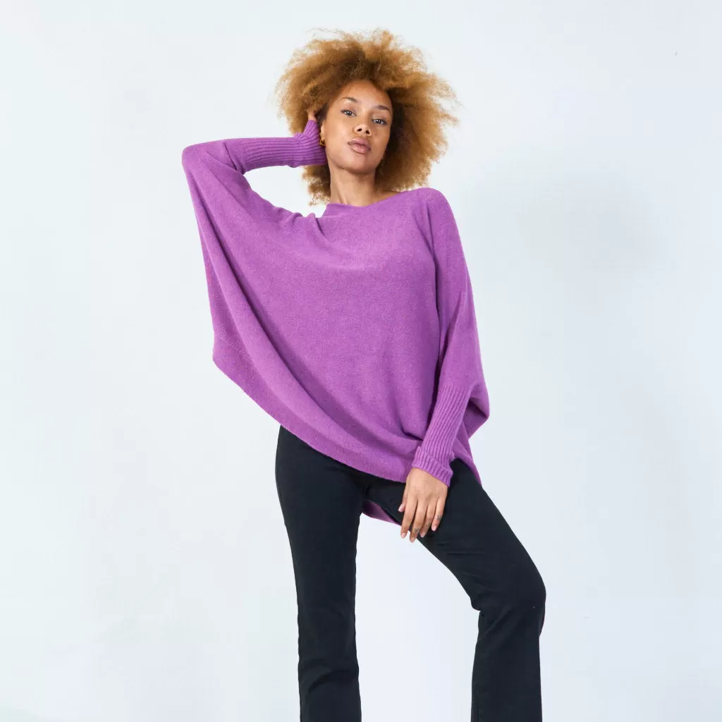 Classic round neck knit sweater wholesale