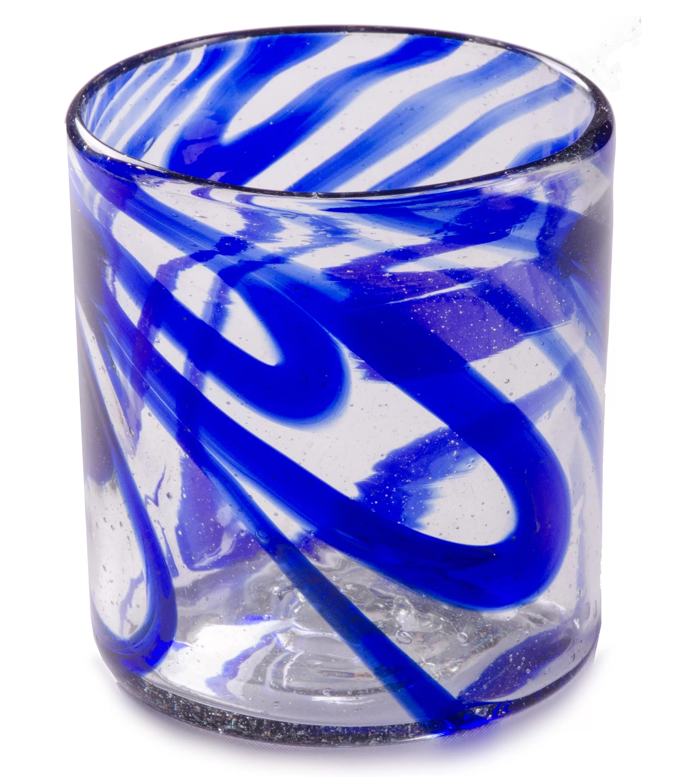 Cobalt Blue Swirl All Purpose - 12 oz - Set of 6