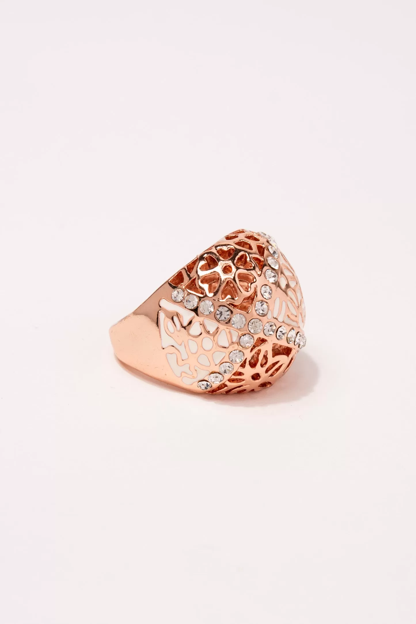 Courtney GCL Stone Ring - Rose Gold