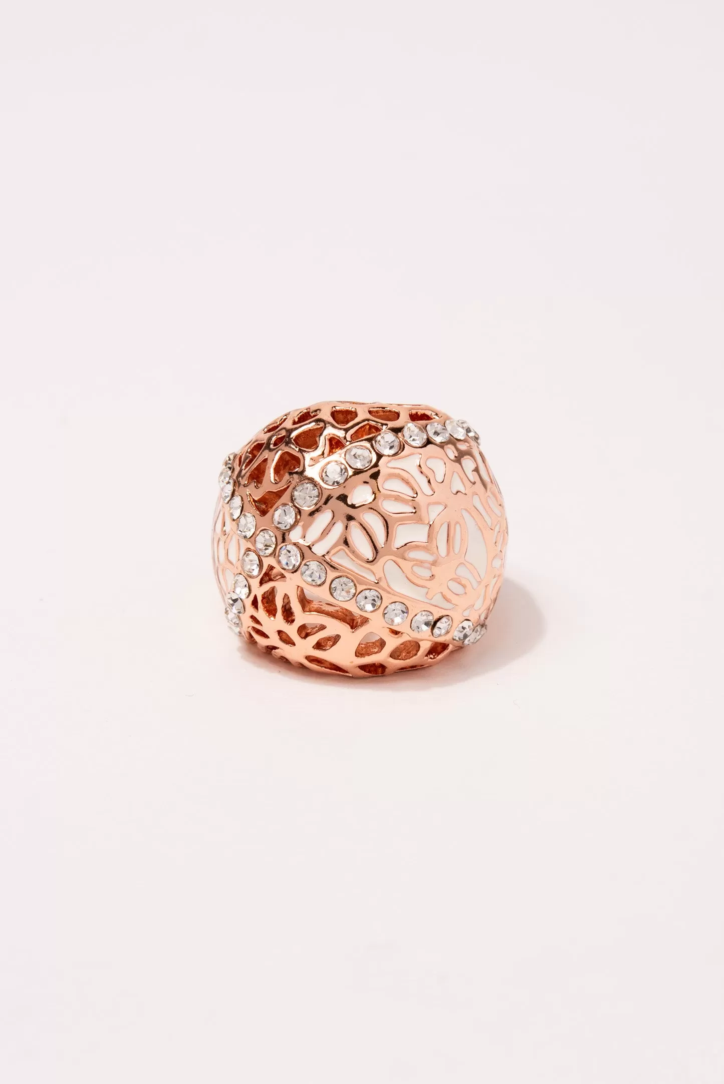 Courtney GCL Stone Ring - Rose Gold