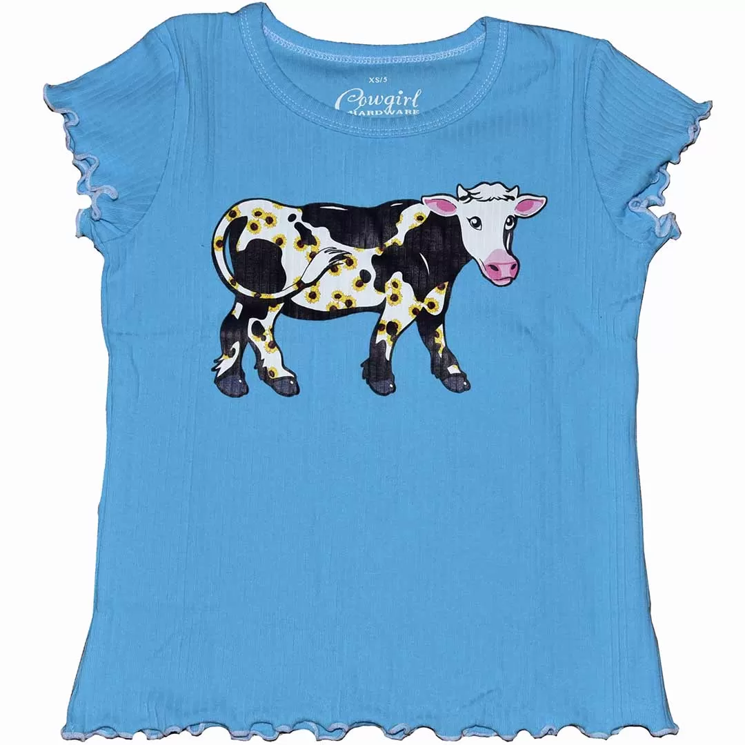 Cowgirl Hardware Toddler Girls' Cow Graphic T-Shirt