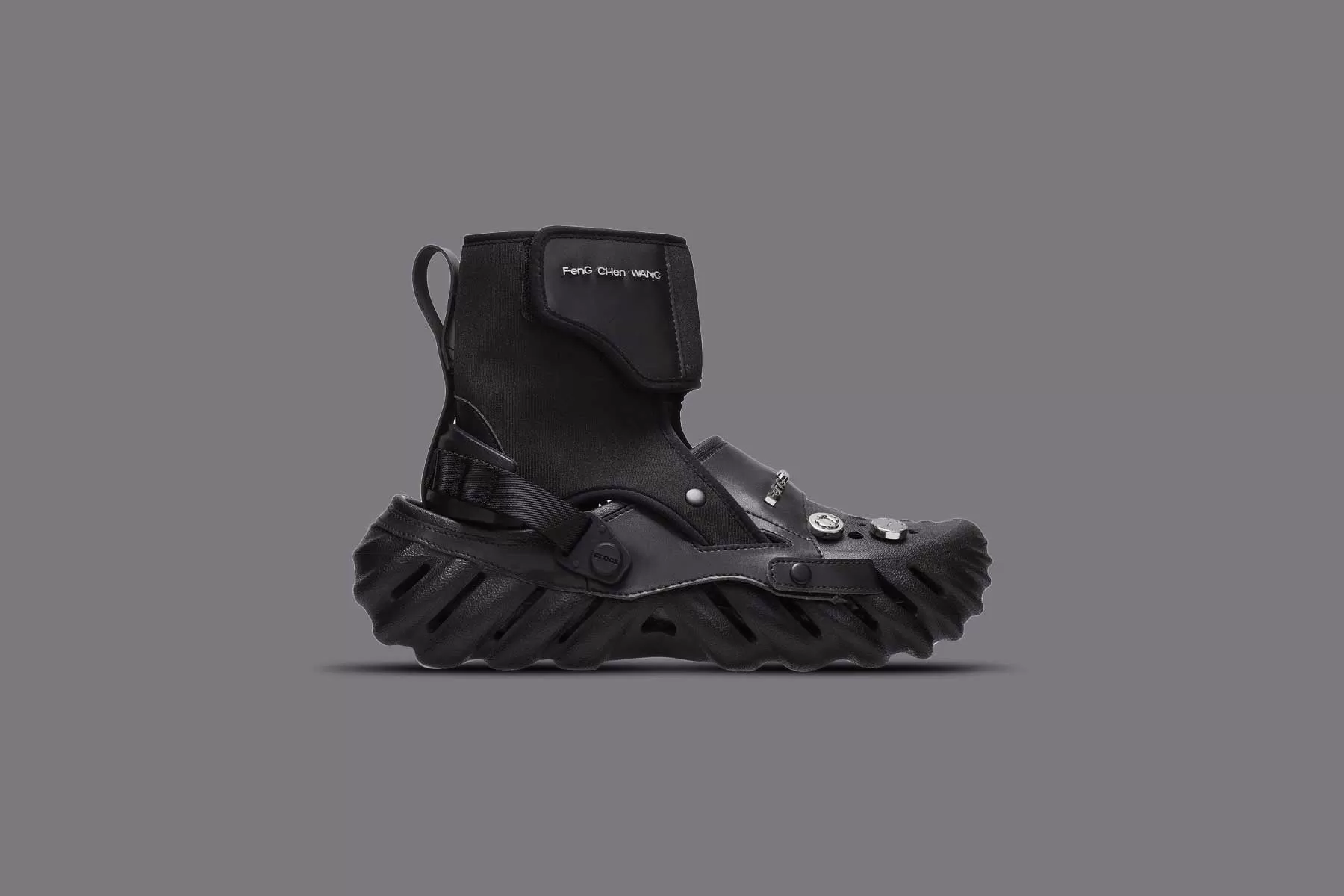 Crocs x Feng Chen Wang Echo Clog - Black