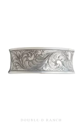 Cuff, Engraved, Western, Concave, Contemporary, 3386