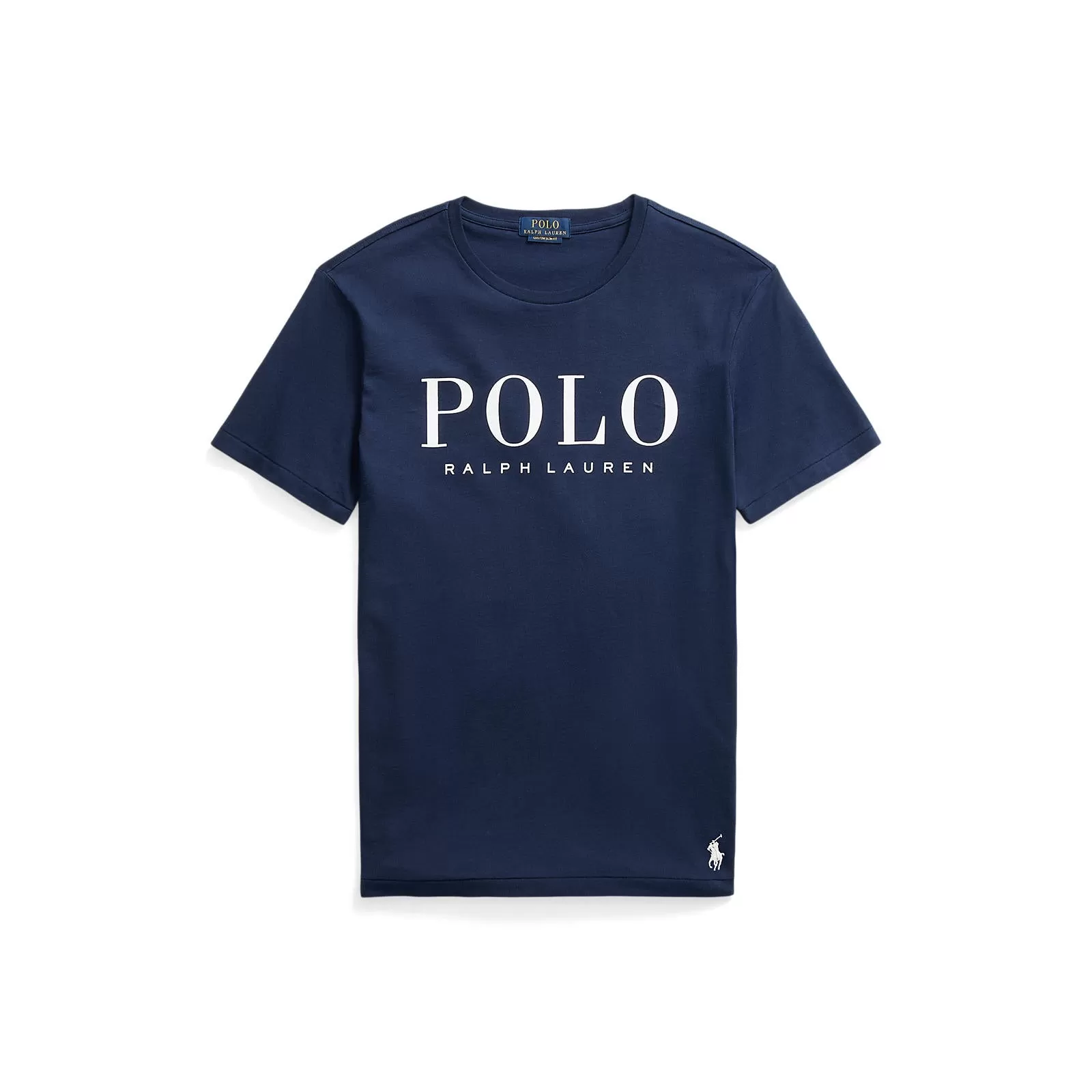 Custom Slim Fit Logo Jersey T-Shirt - Cruise Navy