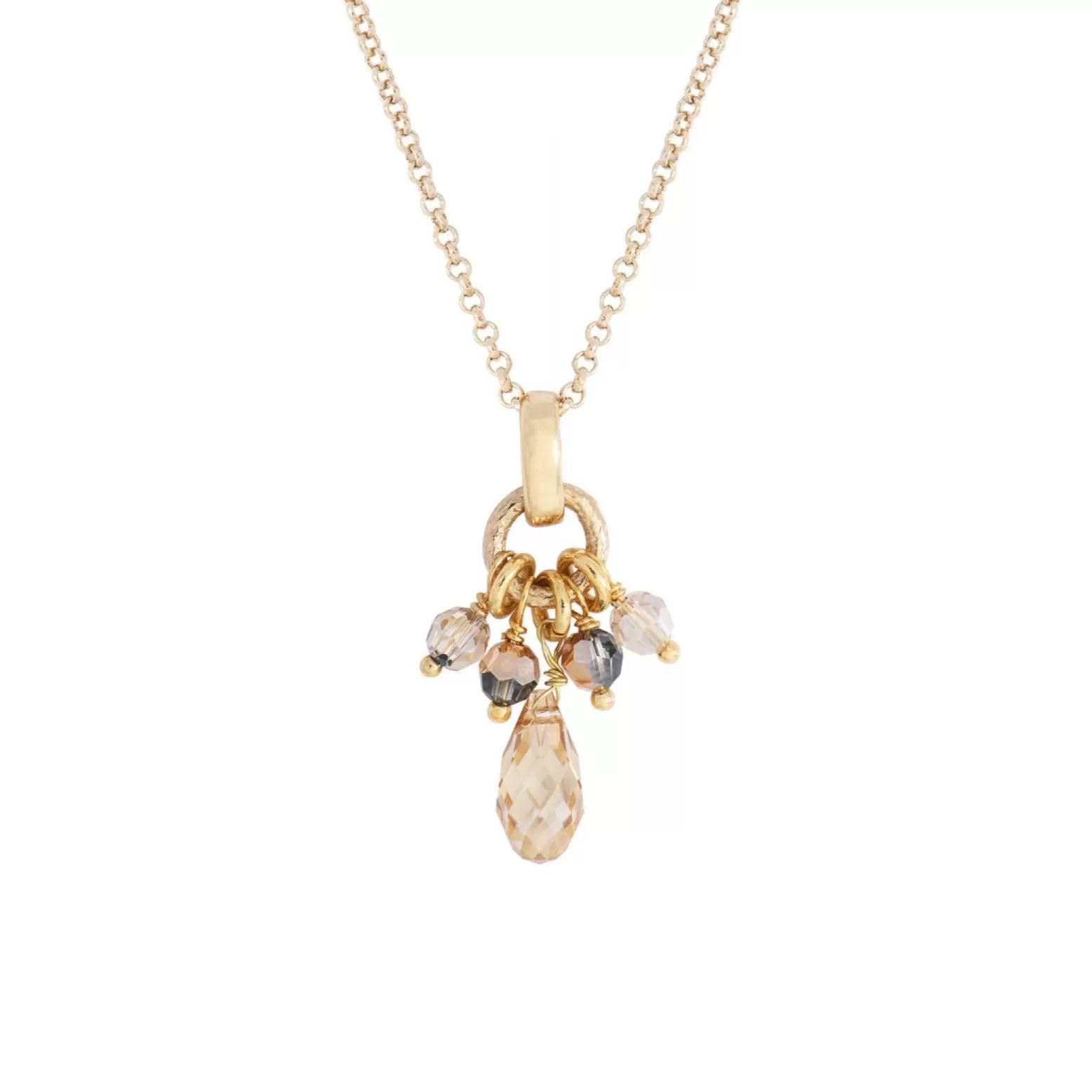 Delicate Baroque Crystal PENDANT by Satellite Paris