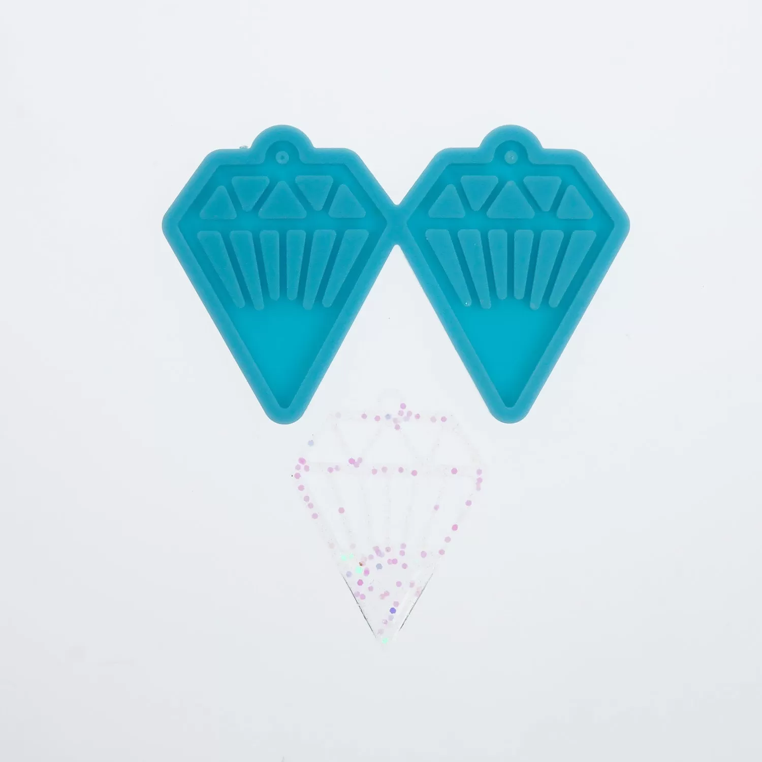 Diamond Shape Silicone Earring Mold Resin Jewerly Earring Charm DIY Resin Earrings 10369763