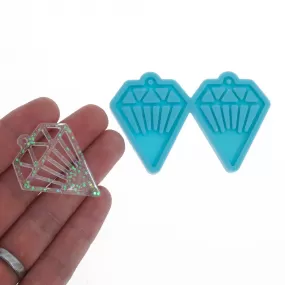 Diamond Shape Silicone Earring Mold Resin Jewerly Earring Charm DIY Resin Earrings 10369763