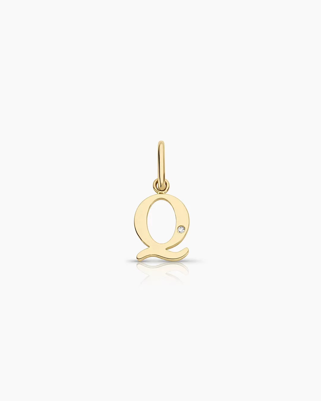 Diamond Vintage Alphabet Charm