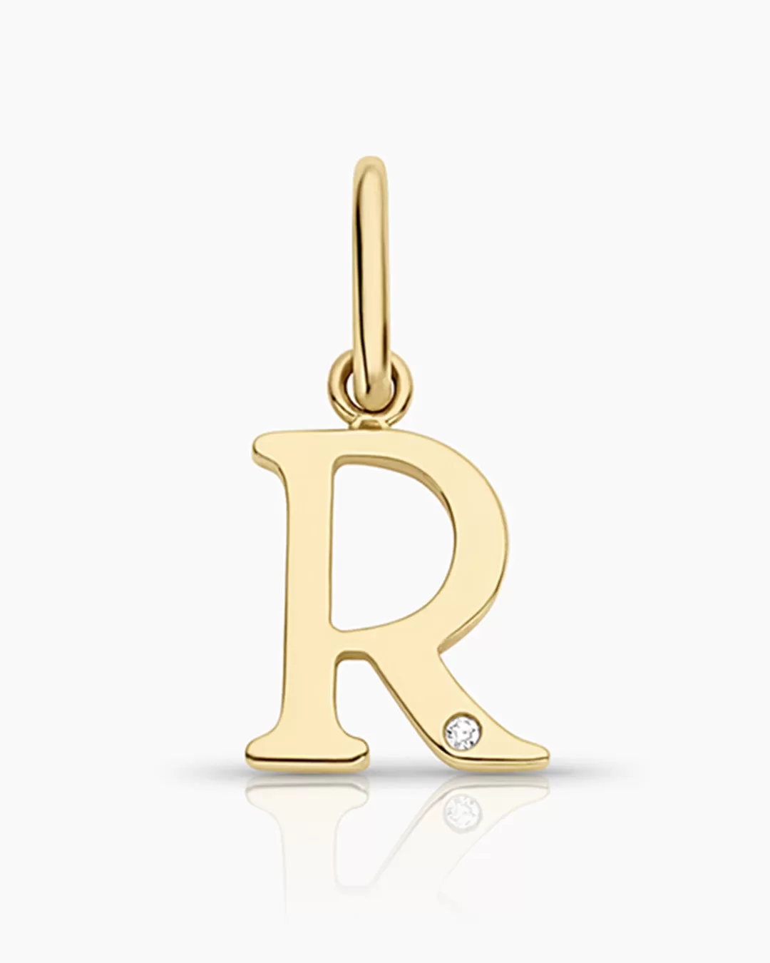 Diamond Vintage Alphabet Charm