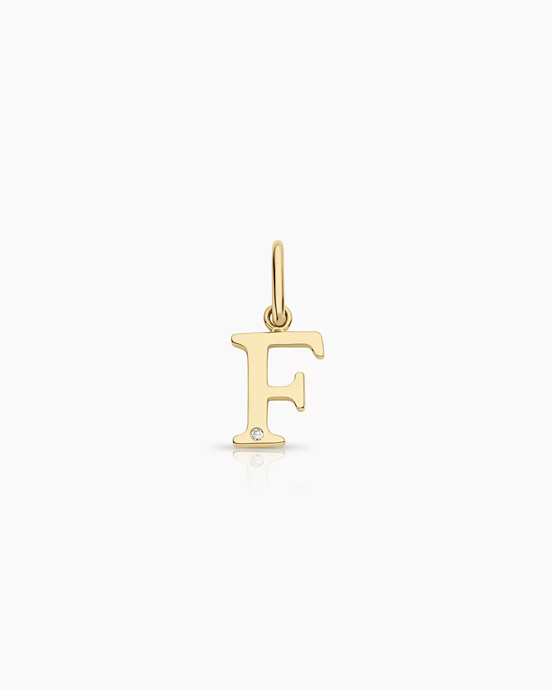 Diamond Vintage Alphabet Charm